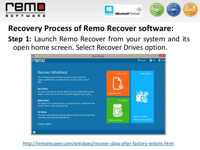 Remo recover software download